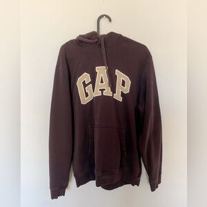 Gap Brown Logo Hoodie